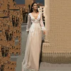 Женское свадебное платье It's yiiya, белое ТРАПЕЦИЕВИДНОЕ платье с рукавами-фонариками и аппликацией на лето 2019