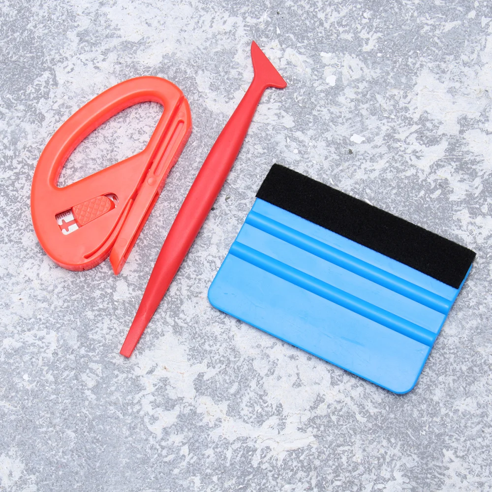 

3 in 1 Car Film Tool Set Scraper Car Film Installation Finishing Tools