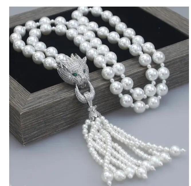 Женский подарочный Ювелирный Комплект из цепочки и браслета с жемчугом|jewelry