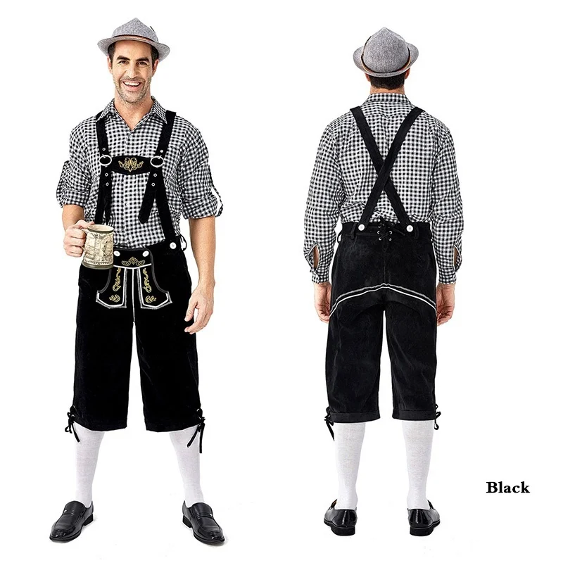 

Cosplay Costume Mens Set Oktoberfest Bavarian Beer German Fancy Dress
