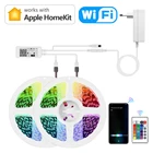 1 разделение 2 или 1 на 1 Wif переключатель управления ler Homekit Siri светодиодная полоса светильник умный дом управление RGB 5050 лента лампа Dohome APP Alexa