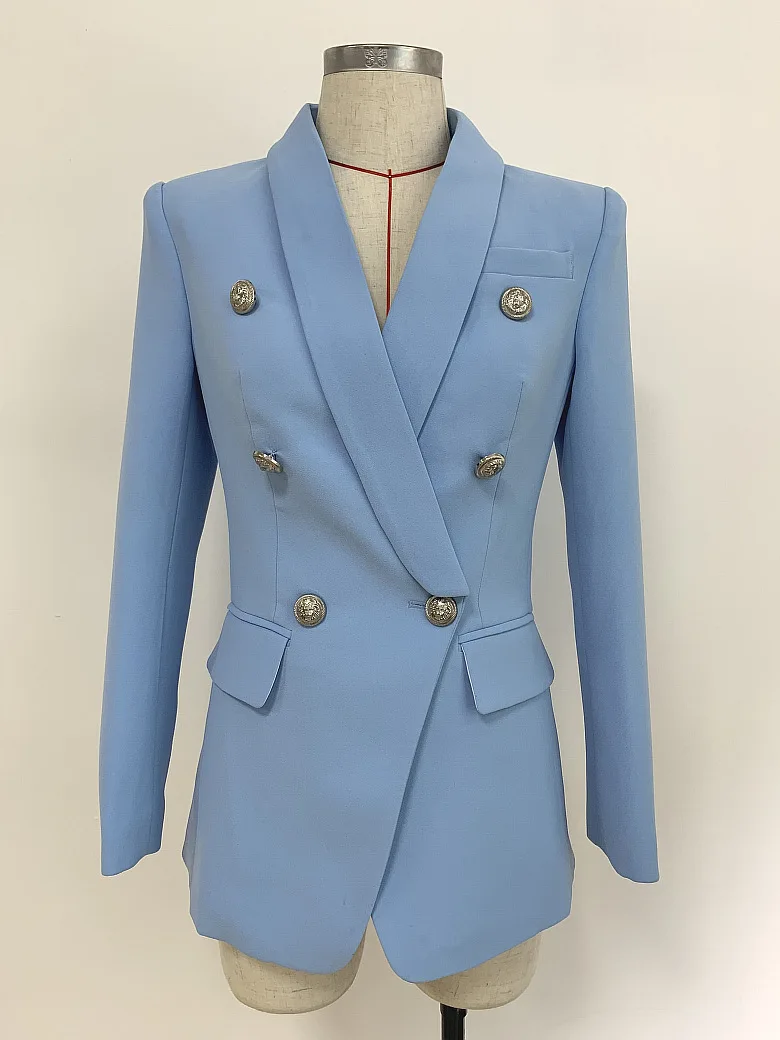 

MSXU Women Elegant Retro Notched Button Sheath Slim Work Office Business Suit