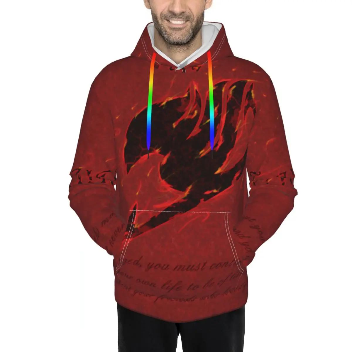 

Fairy TailMen's Hoodie Sweatshirt Cosplay Costume Outerwear Pullovers Tops