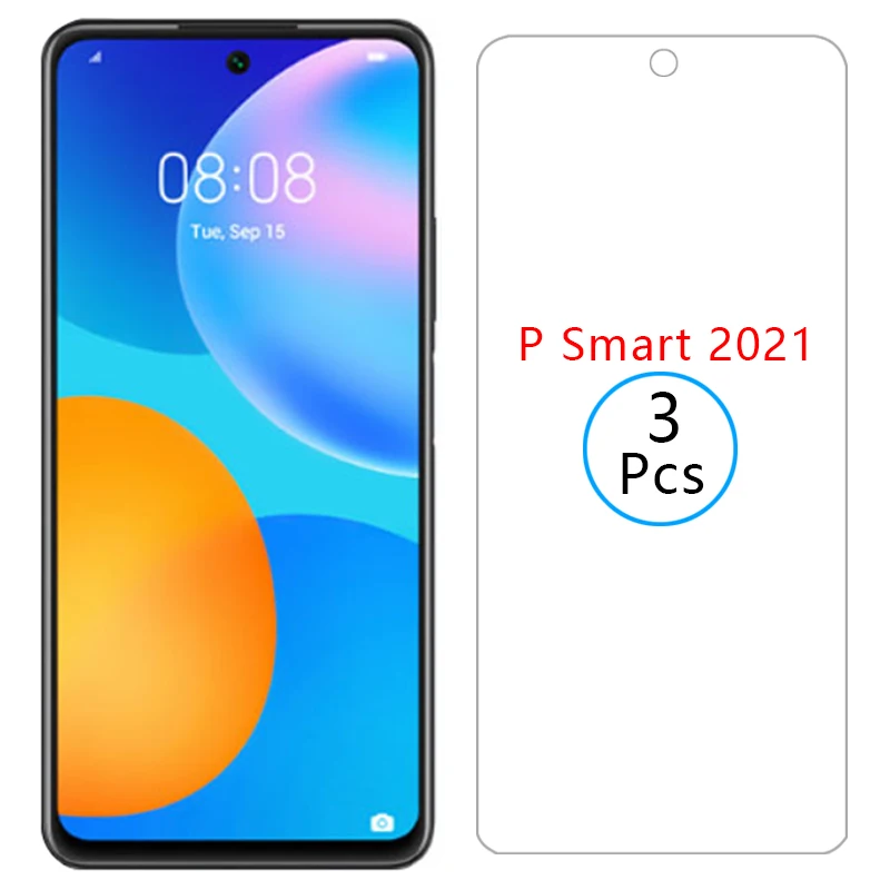 

protective tempered glass for huawei p smart 2021 screen protector on psmart psmart2021 smar safety film huawe huawi huwei hawei