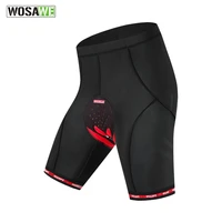 wosawe motorcycle mtb shorts tight breathable racing motocross bike shorts pants reflective cycling shorts with paddeds