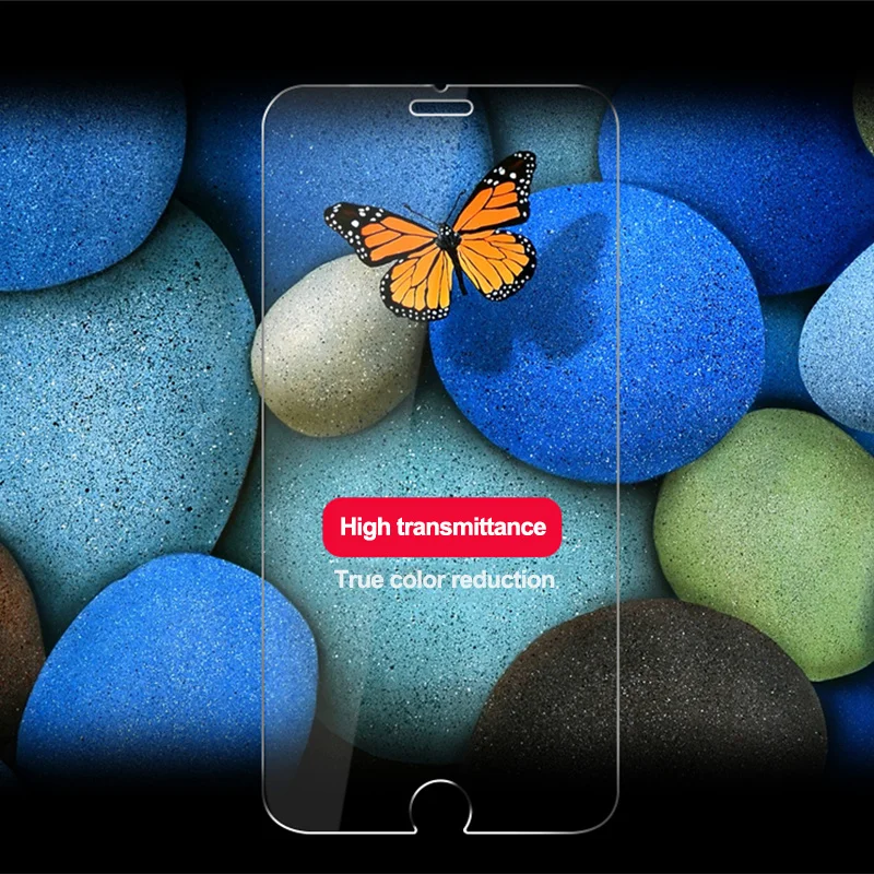 

3D Tempered Glass On For iPhone 7 8 6 6S Plus 5 5S SE Anti-Burst Screen Protector For iPhone 11 Pro XS Max XR X Protective Film