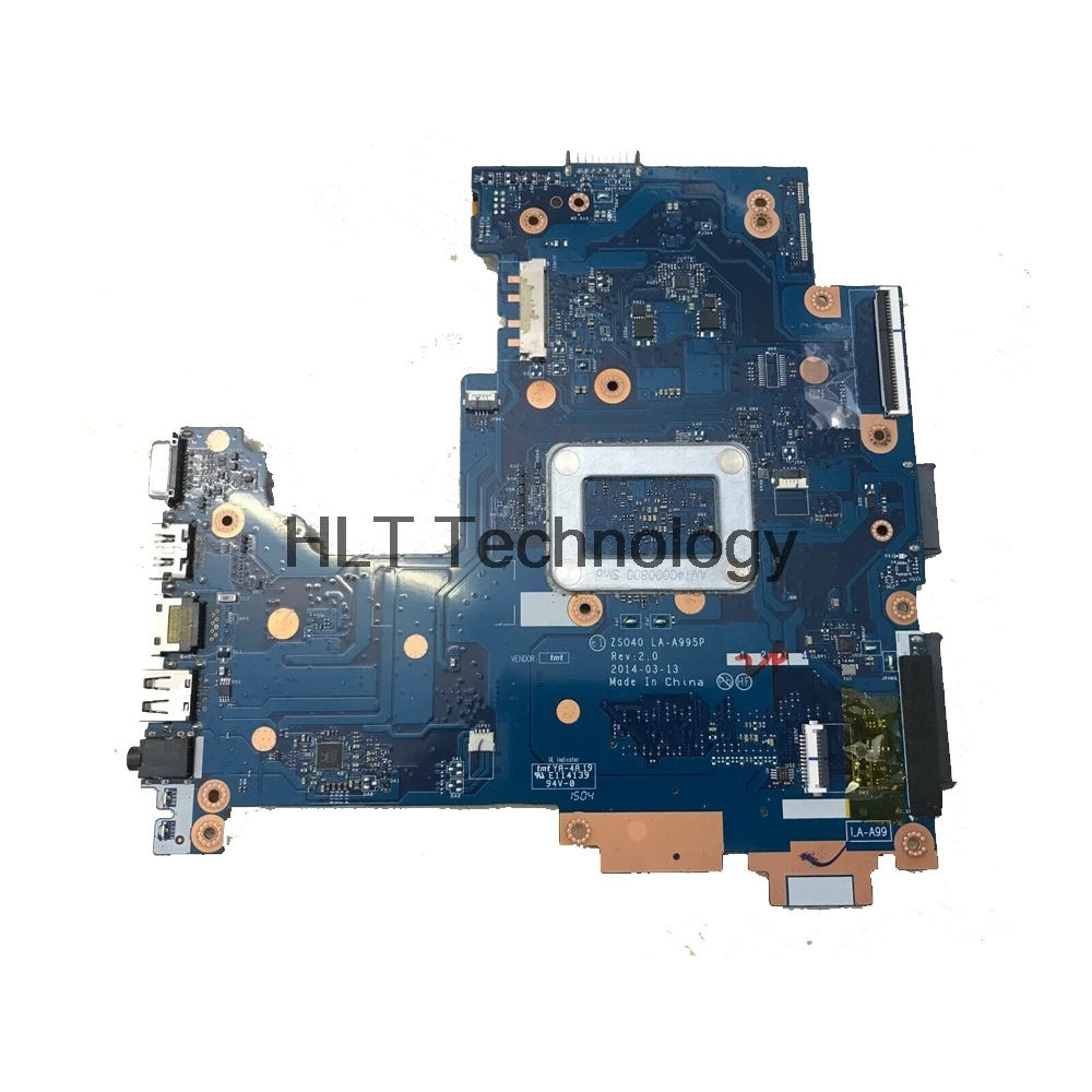 

Laptop Motherboard For HP 240 G3 14-R 788004-501 788004-001 ZS040 LA-A995P Mainboard N2840 DDR3L