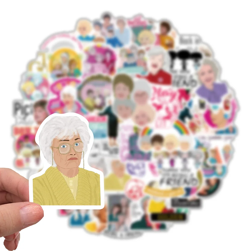 103050pcs the golden girls tv show stickers skateboard fridge guitar phone laptop graffiti suitcase bike sticker decal kid toy free global shipping