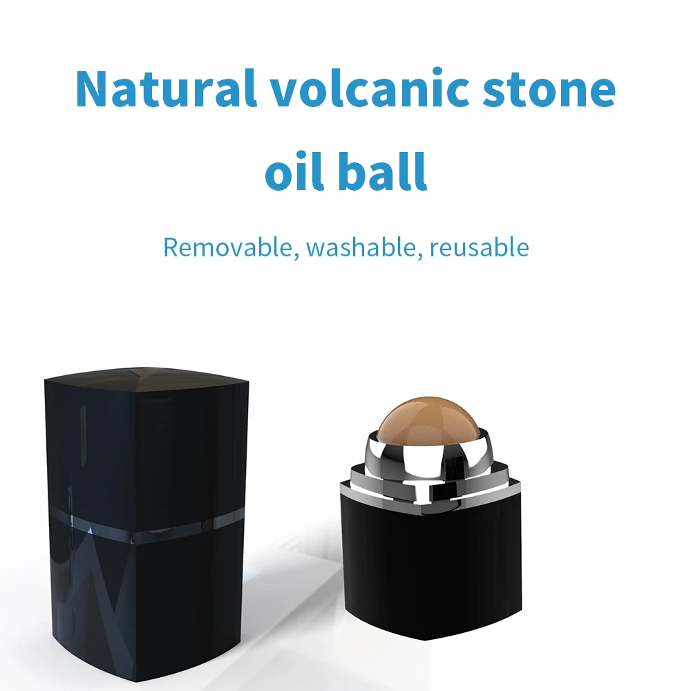 

Face Oil Absorbing Roller Volcanic Stone Blemish Remover Face T-zone Oil Removing Rolling Stick Ball Summer Face Shiny Changing