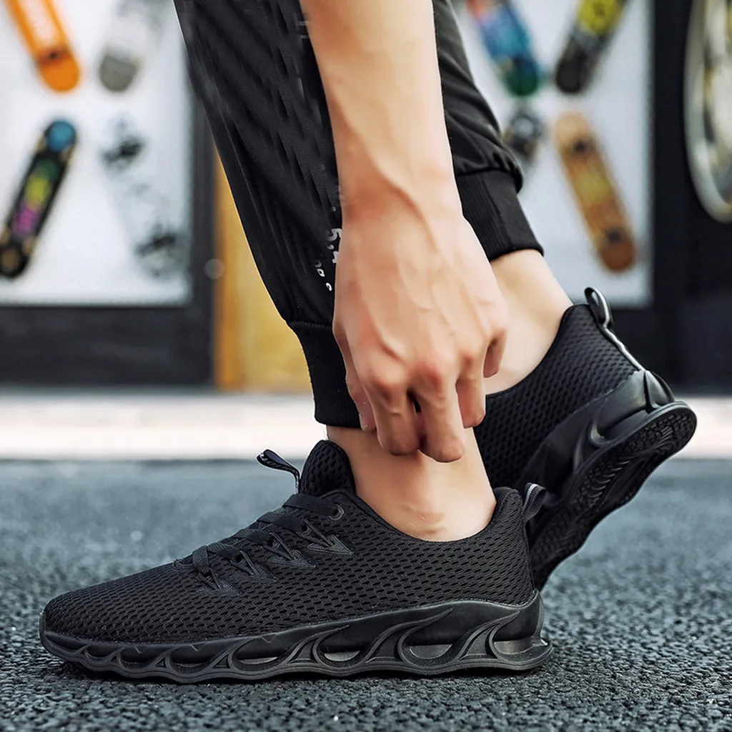 Мужские кроссовки SAGACE удобные повседневные дышащие Нескользящие износостойкие