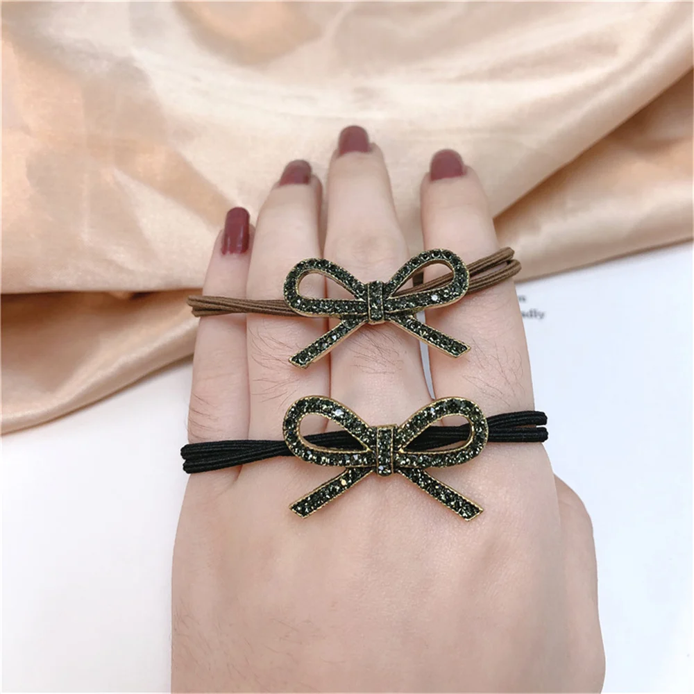 Для девочек с украшением в виде кристаллов Ботильоны на заколки для волос