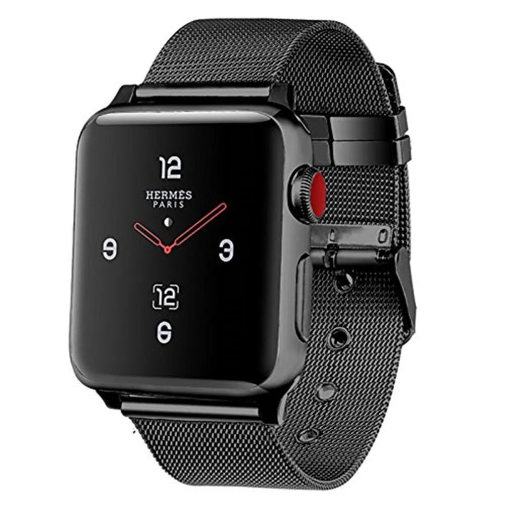 Ремешок Миланская петля для Apple Watch Series 6 5/4/3/2 38 мм 42 40 44 браслет из нержавеющей