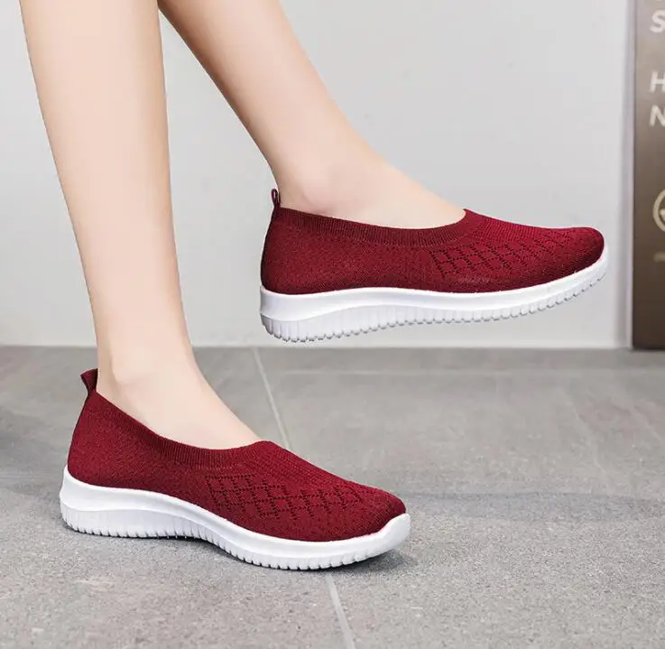 

Женские туфли на плоской подошве, повседневные, дышащие, легкие и удобные, 2021