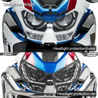 motorcycle headlight head light guard protector net cover for honda africa twin crf1100l crf 1100 l adventure sports 2020 2021