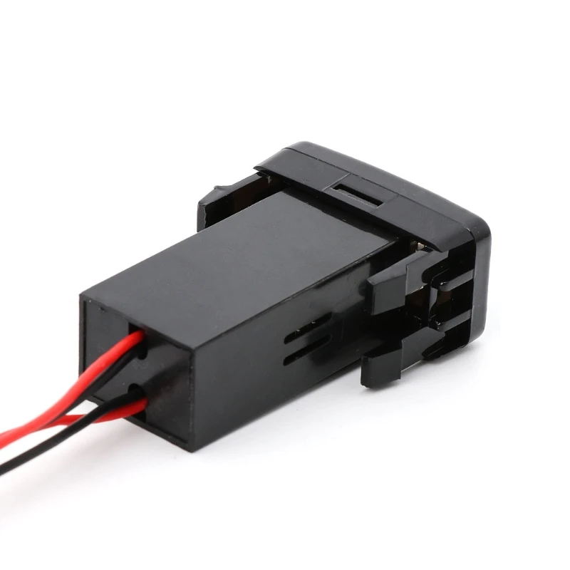 

12V 4.2A Dual 2 Port USB Car Charger Socket Adapter w/ LED Light for toyota VIGO 1XCF