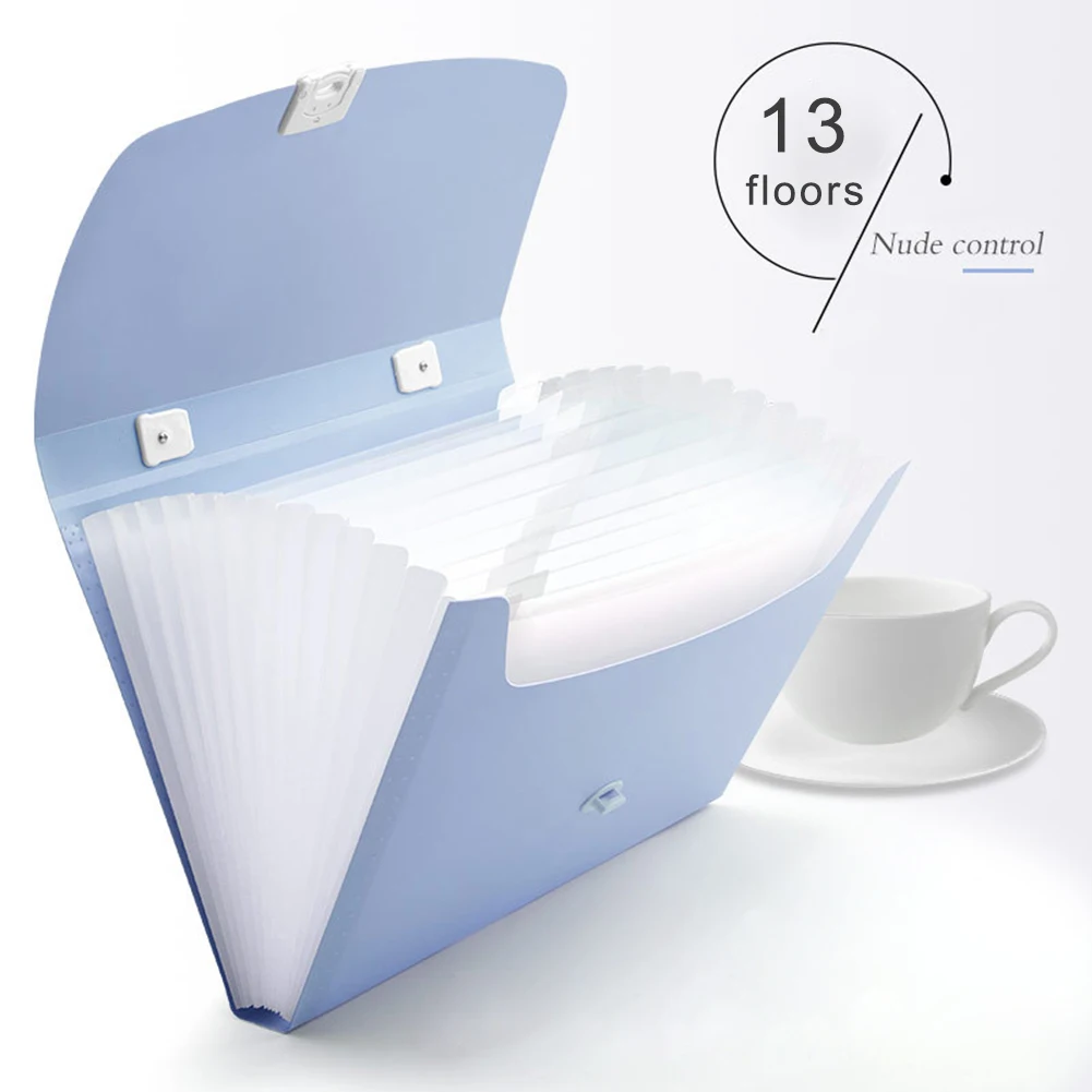 13 ячеек ручная папка для файлов органная коробка сумка многофункциональный