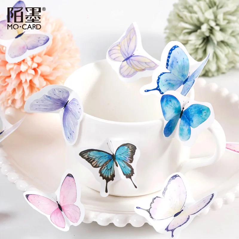 46 шт./упак. Kawaii Cute Butterfly мини наклейки альбом дневник в стиле Скрапбукинг Label