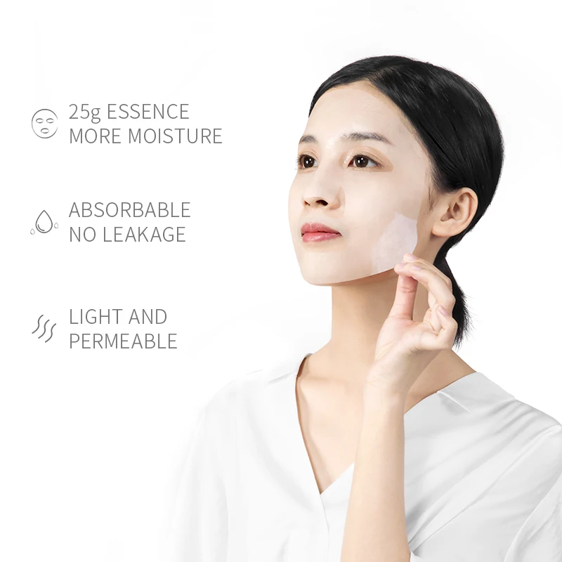 Увлажняющая отбеливающая маска для лица с гиалуроновой кислотой 10/24 шт. | Красота