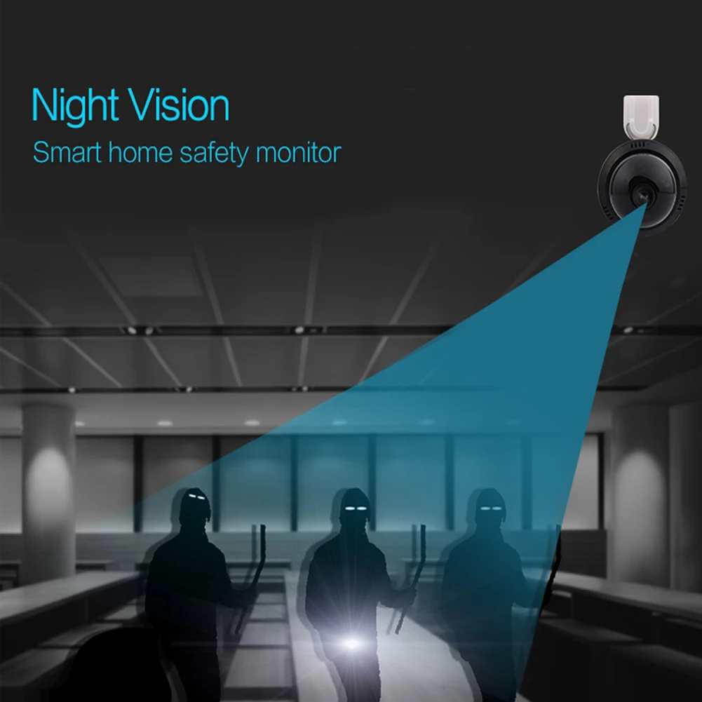 IP камера для домашней системы безопасности 1080P двустороннее аудио Беспроводная