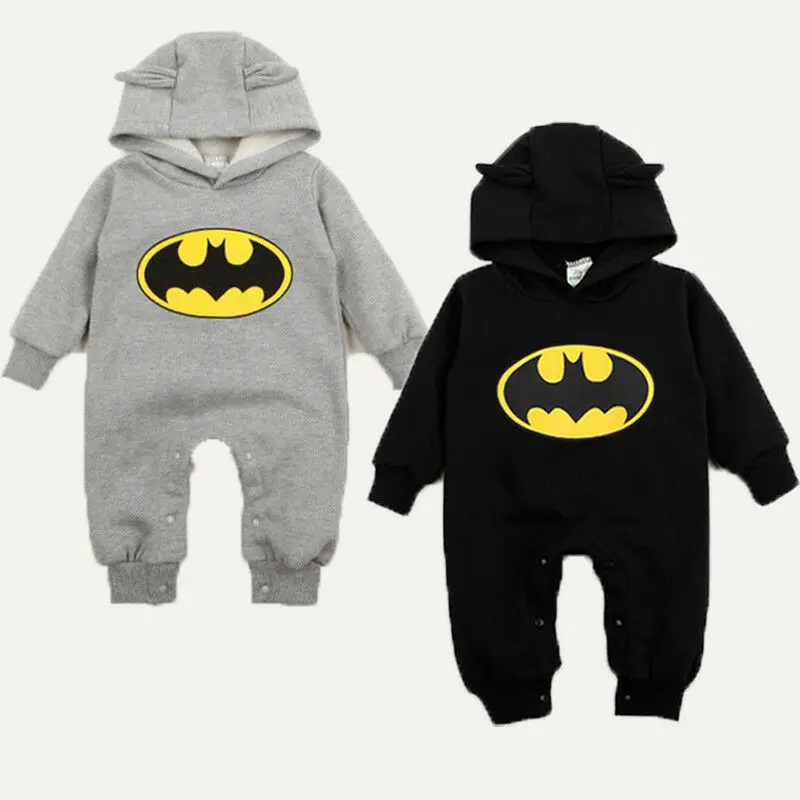 3-24M Baby Boys Girls Hoodie Boy Romper Infant Jumpsuit Toddler Long Sleeve Rompers One-piece Sleepwear Kids Clothes Kid Outfits