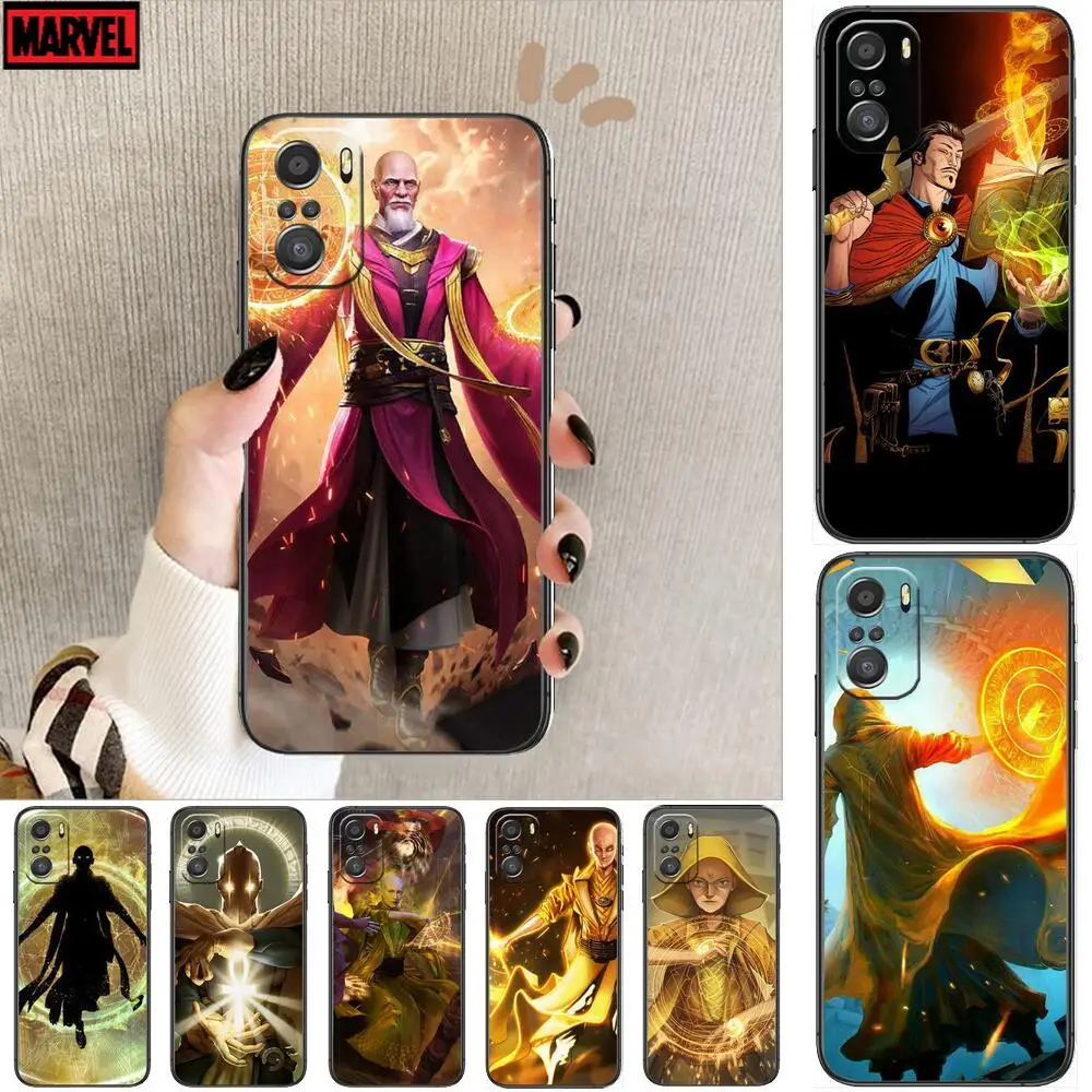 

Marvel Doctor Strange Gu Yi Phone Case For xiaomi redmi 11 Lite pro Ultra 10 9 8 MIX 4 FOLD 10T Black Cover Silicone Back Prett