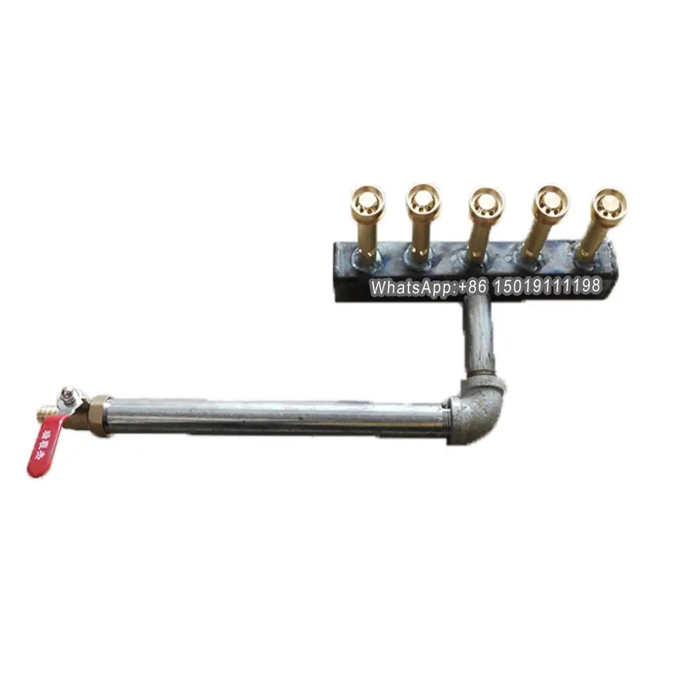 8 отверстий высокого давления горелка огня Бытовая газовая плита портативная