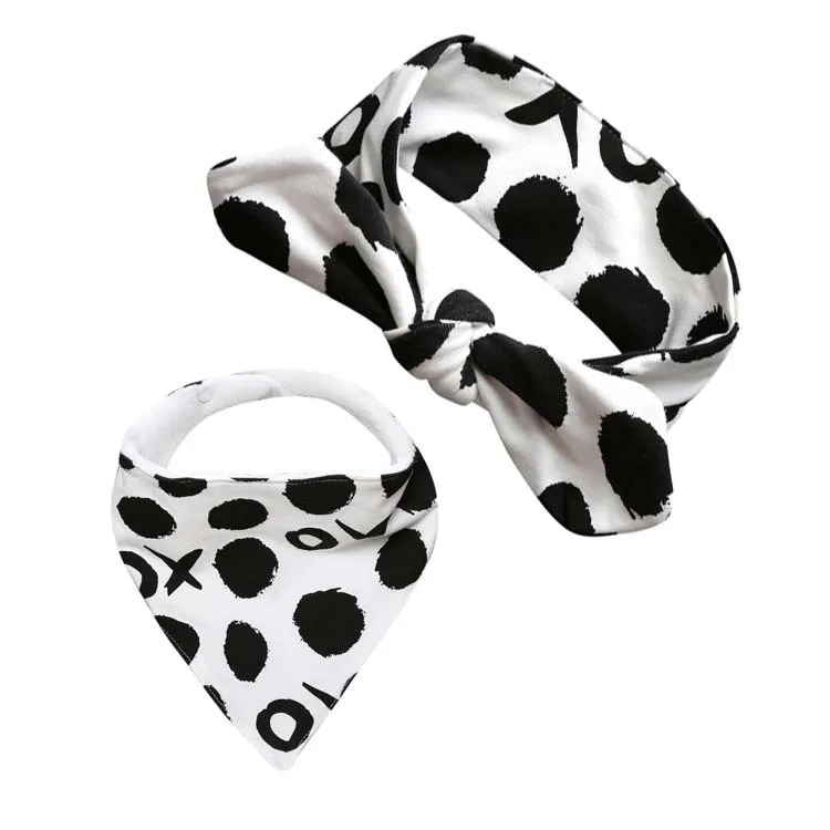 Новое поступление 2021 хлопковый детский нагрудник с мультяшным принтом головной