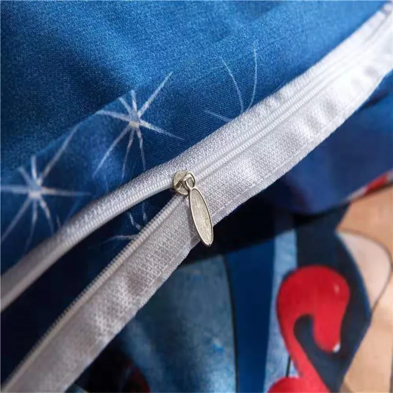 Рождественское постельное белье с 3D рисунком красный комплект пододеяльников