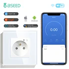 Розетка настенная с Wi-Fi и таймером, белаячернаяЗолотая