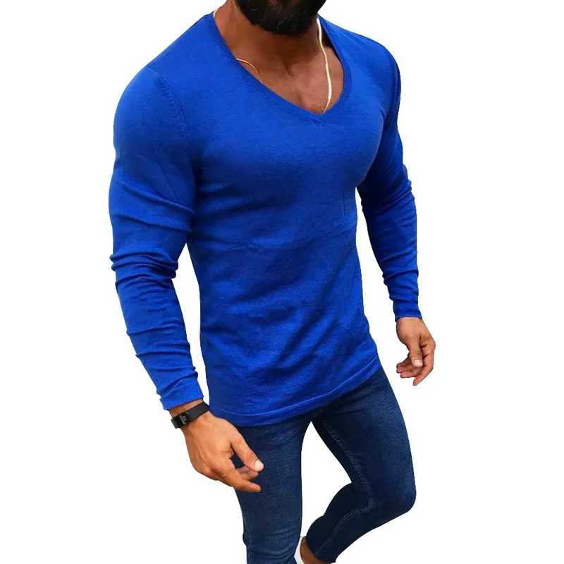 CYSINCOS новый акриловый свитер для мужчин с длинным рукавом пуловеры верхняя одежда