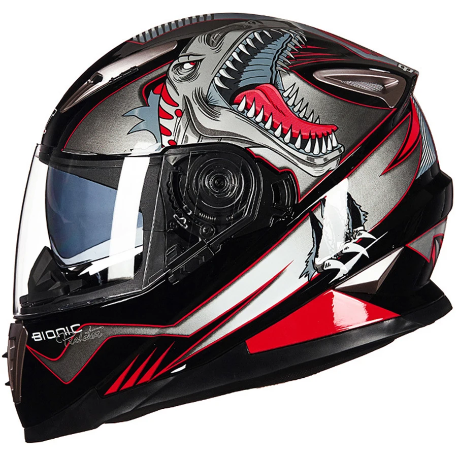 

GXT Motorcycle Helmet Full Face Motocross Helmet Capacete Da Motocicleta Cascos Moto Casque Doublel Lens Racing Riding Helmets