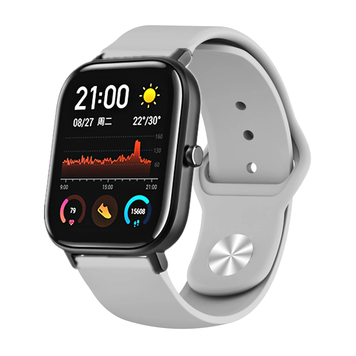 FIFATA 20/22 мм яркие силиконовые часы ремешок для Xiaomi Huami Amazfit GTS смарт-браслет Xiaomi Huami Amazfit Stratos аксессуары