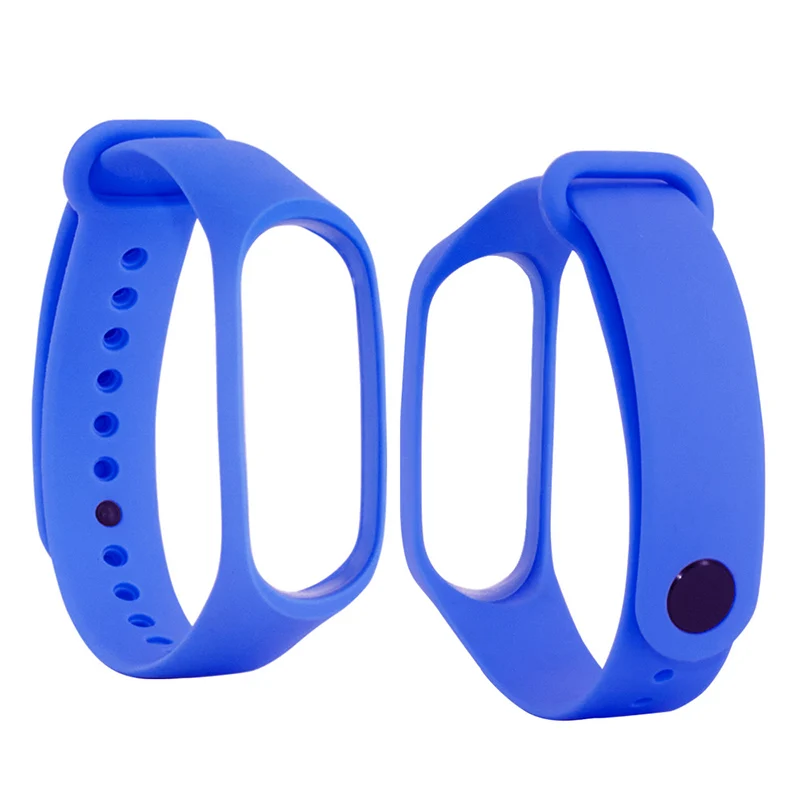 Для mi band 4 Браслет Силиконовый сменный ремешок для Xiaomi mi Band 3 4 Ремни Аксессуары для mi 3 ремень - Цвет: Royalblue