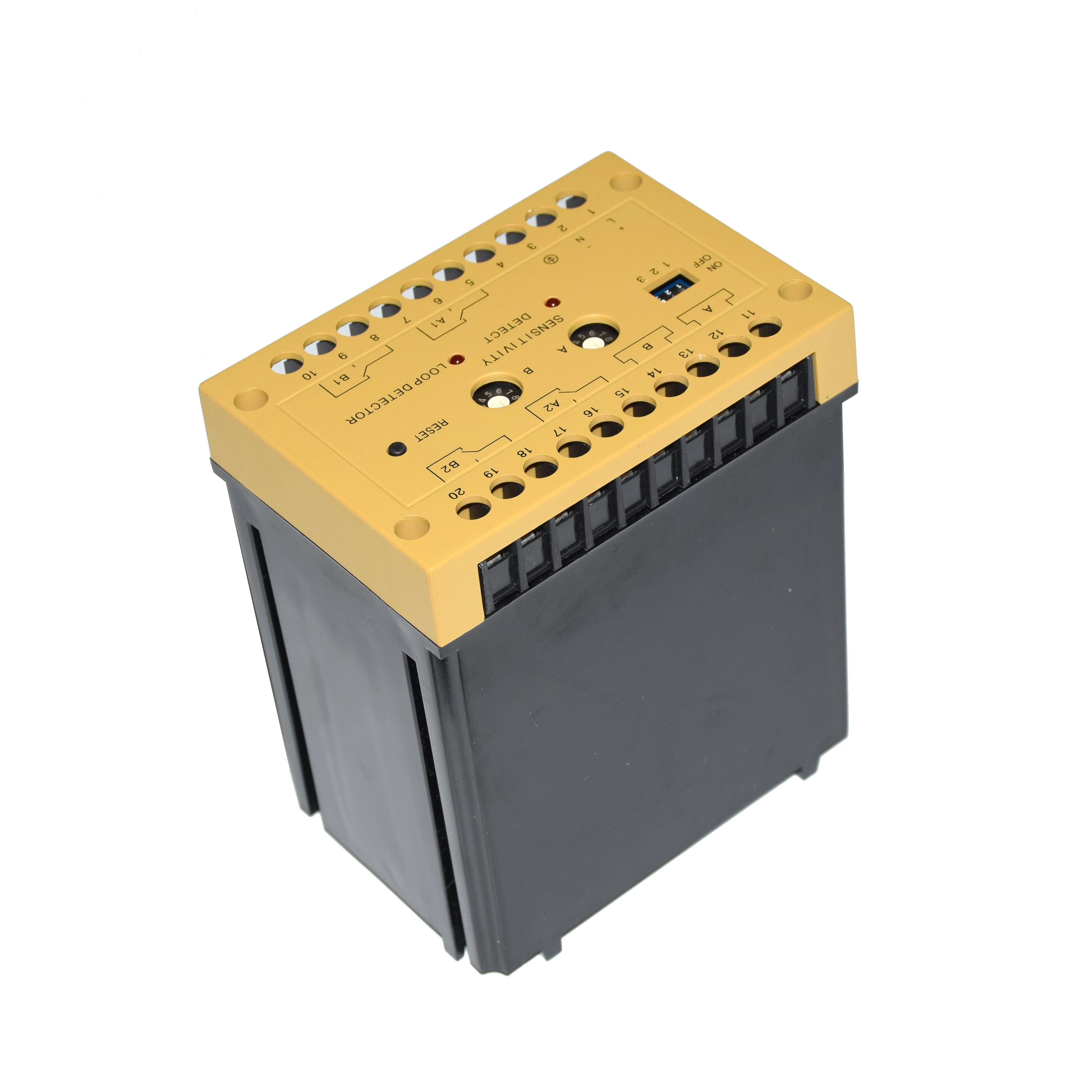 Транспортный Индуктивный 2 канала детектор петли автомобиля DLD-600 AC220V 110V для