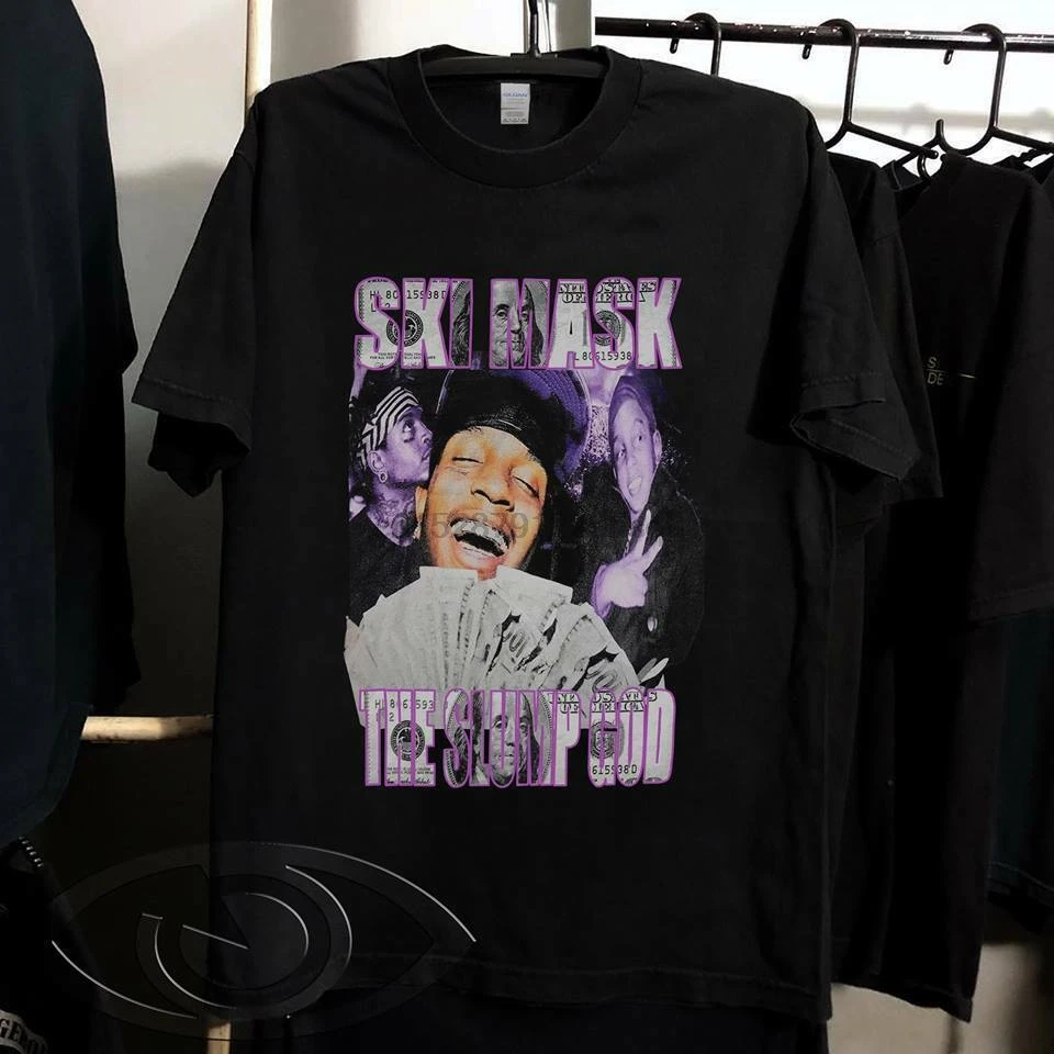 

New Vtg Ski Mask - The Slump God Black T Shirt Reprint All Size S-5Xl#Hot