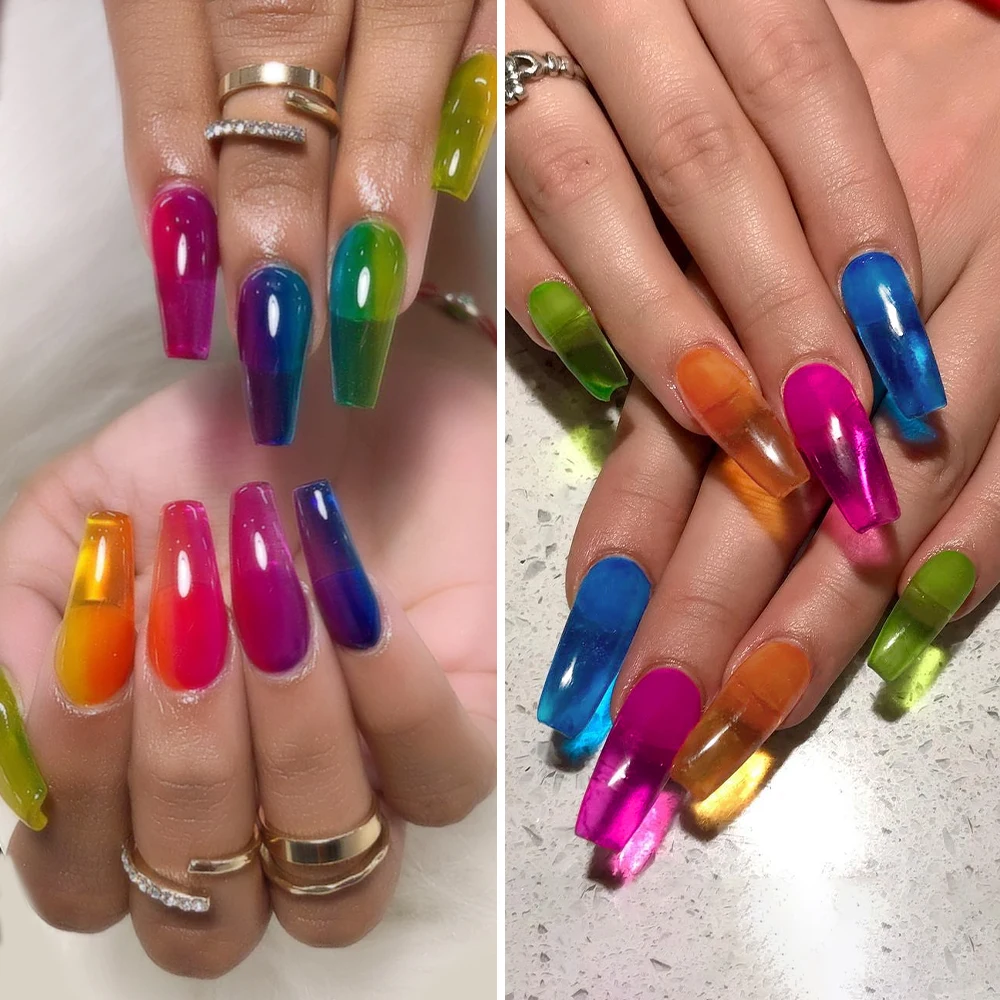 Modelones желе УФ гель лак для ногтей замочить от длительного светодиодный