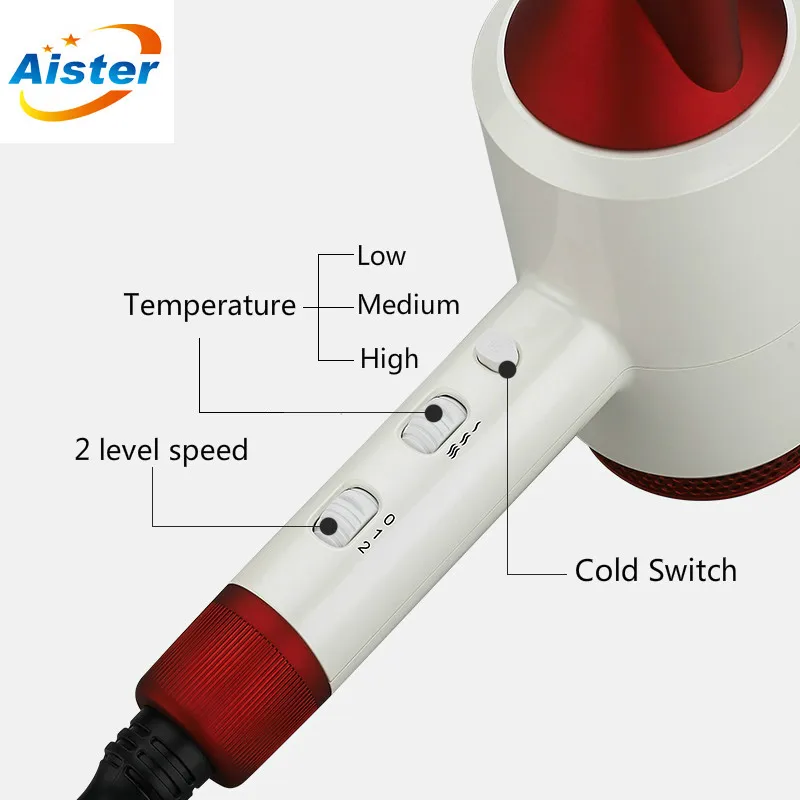 Новый 1800 Вт бытовой фен горячего воздуха щетка для волос Сушилки использования