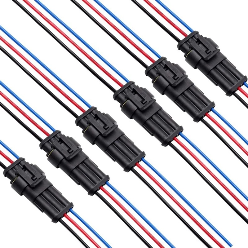 

Connector,Way 16 AWG Wire,Waterproof Wire 1.5mm Series Terminal Connector,Suitable for Car Truck(6 Kit)