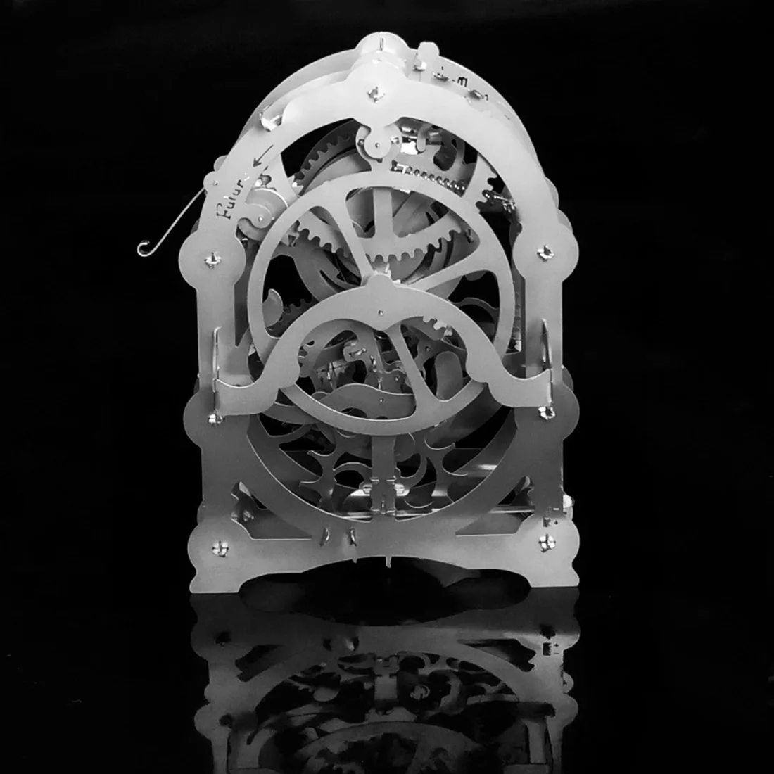 

3D Metal DIY Puzzle Model Kit Assembled Gear Mechanical Transmission Movable Clock Model