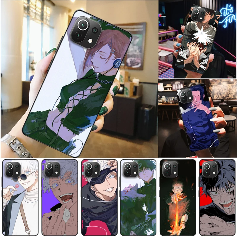 

Jujutsu Kaisen Satoru Gojo Yuji Itadori Sukuna Fushiguro Megumi Phone Case For Xiaomi 11 Lite Pro Ultra Coque Carcasa Funda
