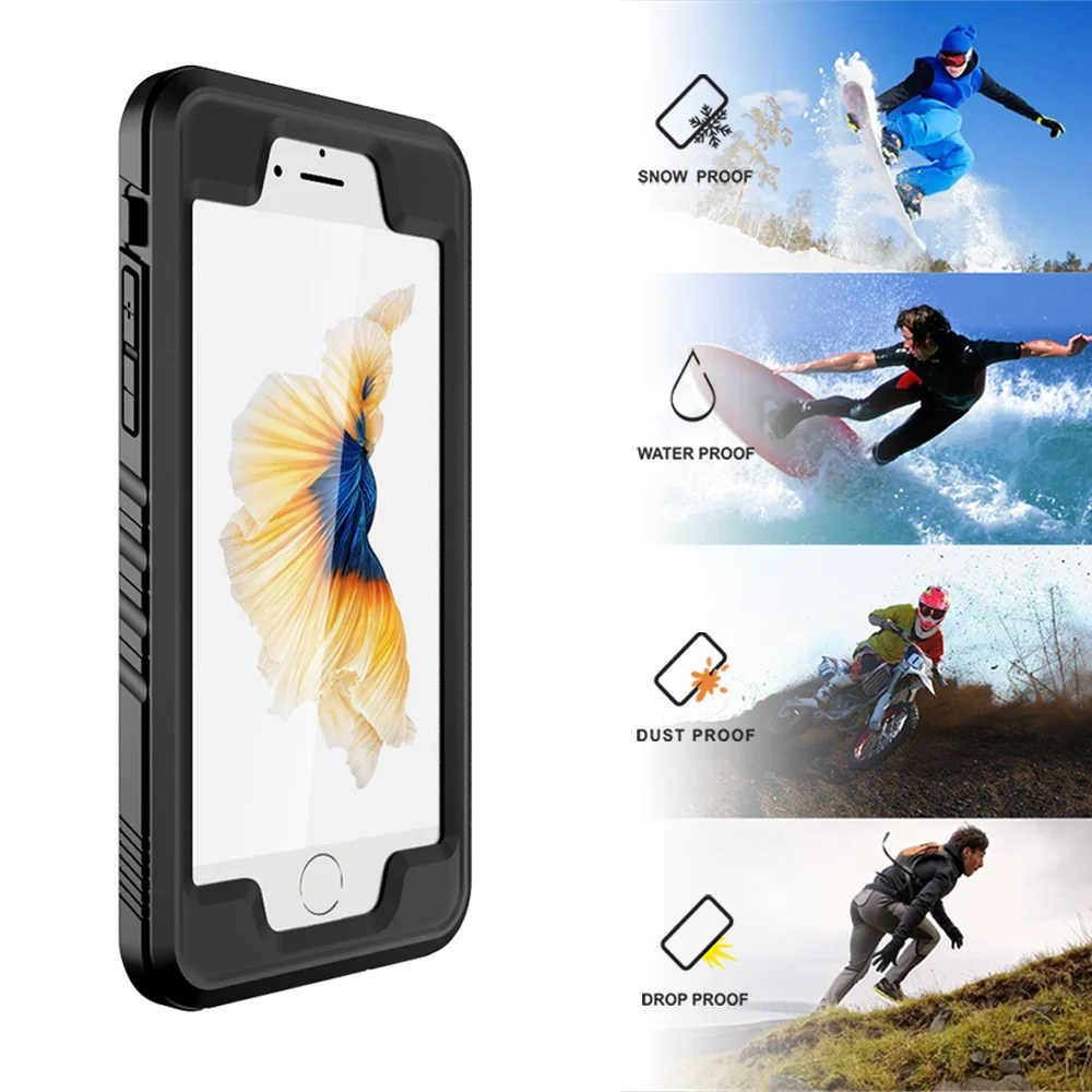 Водонепроницаемый чехол для iPhone 6 6S Plus, противоударный, для плавания, дайвинга, защита от снега, чехол для iPhone 6 Plus, подводный защитный чехол