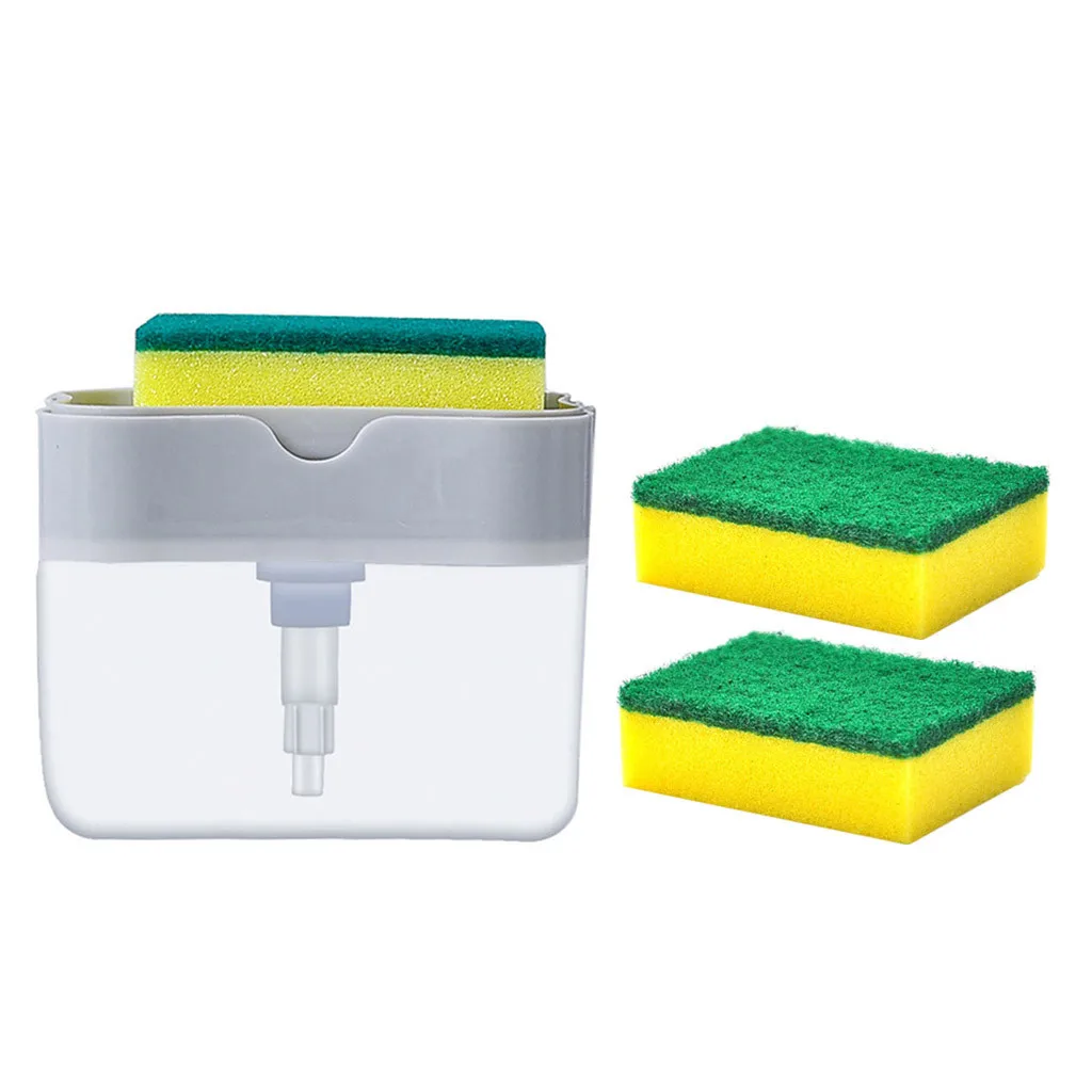 Диспенсер baseus для мыла 2 in 1Sponge дозатор и губка Caddy водостойкий диспенсер