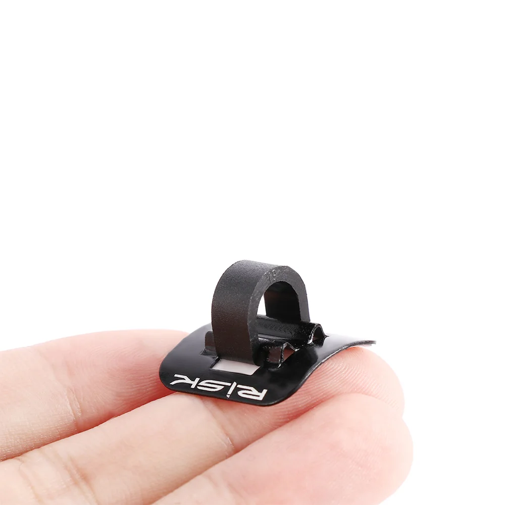 6PCS Bicycle Cables Housing Wire Adapter Seat Clip Aluminum Bike Oil Tube Fixed Clips C Shape Shift Brake Guide Cable | Спорт и