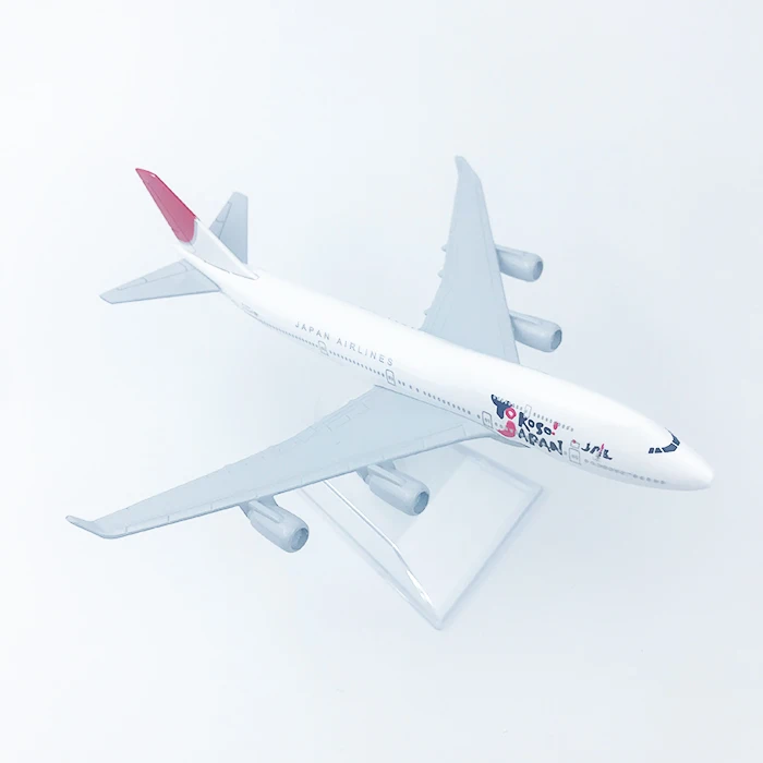 

16cm 1/400 Japan airlines Boeing 747 Airbus aircraft model plane kids Children birthday gifts toys display