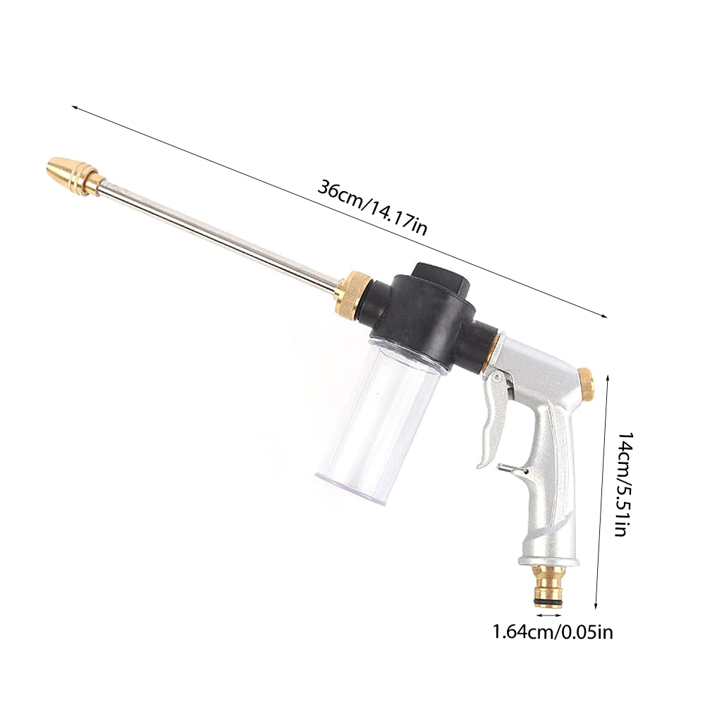 

Multifunctional High-Pressure Metal Water Spray Gun Car Washer Cleaner Garden Hose Foam Spray Water Gun Water Guns For Garden