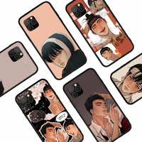 painter anime the night phone case for iphone 12 11pro max 11 xr xs max x 8 7 6 6s plus 5 5s se 2020 soft cover shell