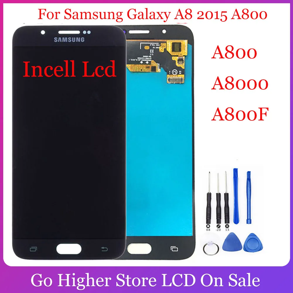ЖК-дисплей Incell для Samsung Galaxy A8 2015 A800 A8000 A800F сенсорный экран дигитайзер в сборе