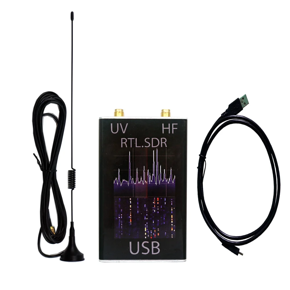 

Radio Ham Receiver 100 KHz-1 7 GHz full Band UV High Frequency RTL-SDR