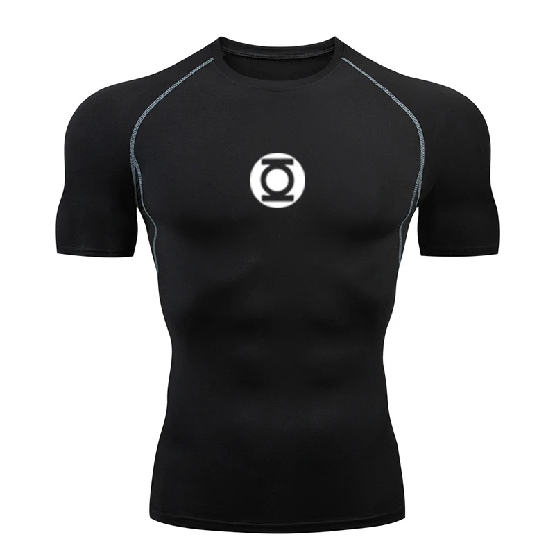 

Мужская футболка для бега и фитнеса, с коротким рукавом