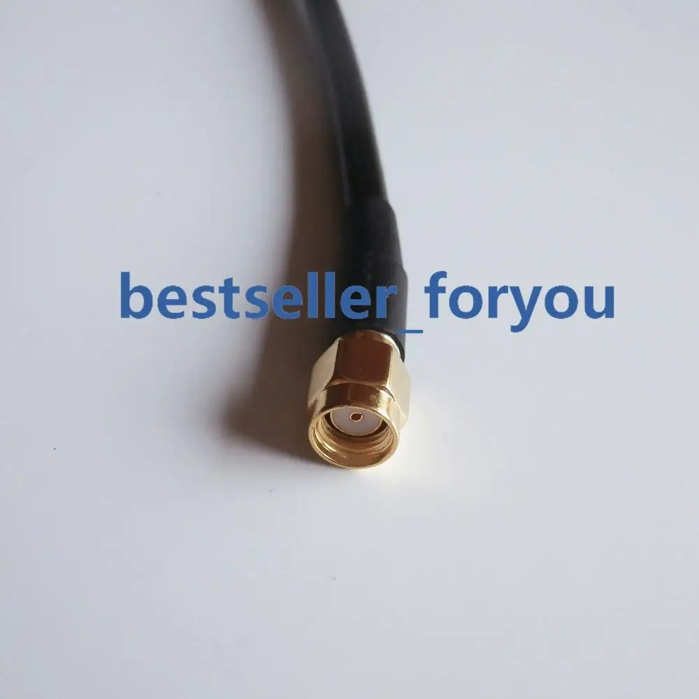 RPSMA штекер к разъему BNC гнездо Гайка RF коаксиальный кабель адаптер RG58 для BaoFeng 100 см